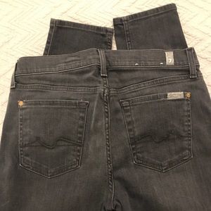 7 for all Mankind - Gray skinny jeans